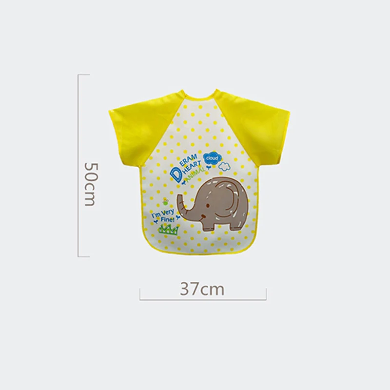 Новый нагрудник для малышей с коротким рукавом из ЭВА водонепроницаемый