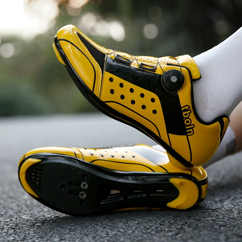 

Road Bike Shoes Sapatilha Ciclismo Add Pedals Breathable Self-locking Racing Shoes Ultra-light Athletic Riding Bicycle Sneakers