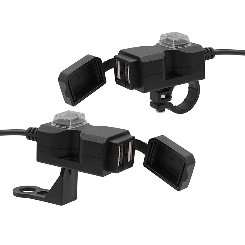 Двойной USB зарядное устройство для мотоцикла QC 3 0 мотоцикл Быстрая зарядка