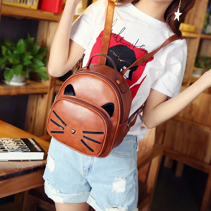 CellDeal высокое качество кавайный рюкзак с кошачьими ушками модный подростковый