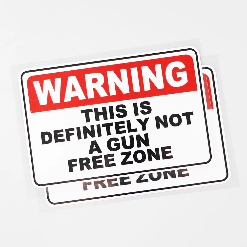 Автомобильная наклейка YJZT 14 7 см × 9 3 предупреждение это определенно не пистолет с