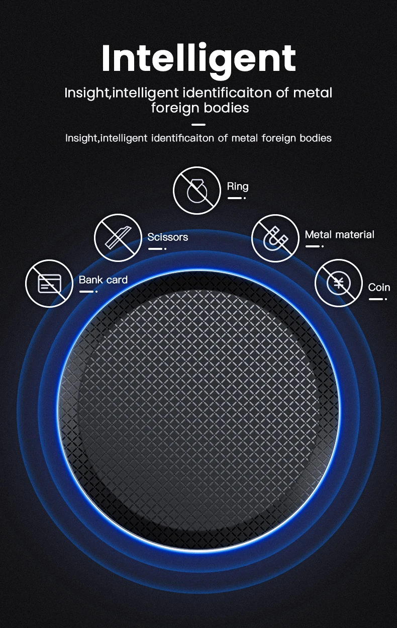 IONCT 10 Вт Быстрое Qi Беспроводное зарядное устройство для iPhone 11 pro X XR XS Max 8 USB беспроводная зарядка для samsung зарядное беспроводной коврик