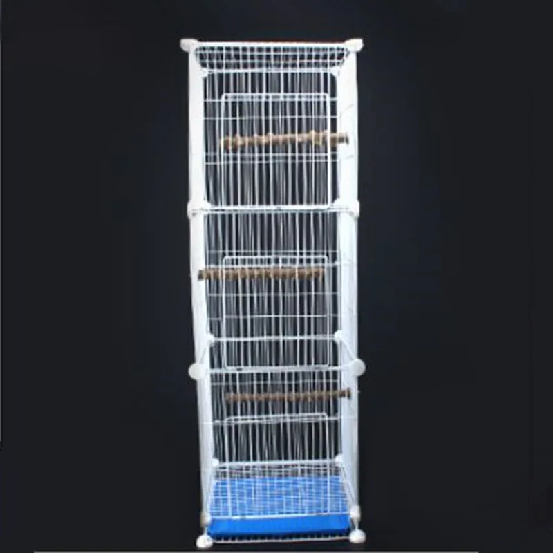 Клетка из кованого железа Budgerigar клетка нержавеющей стали для большой клетки птиц
