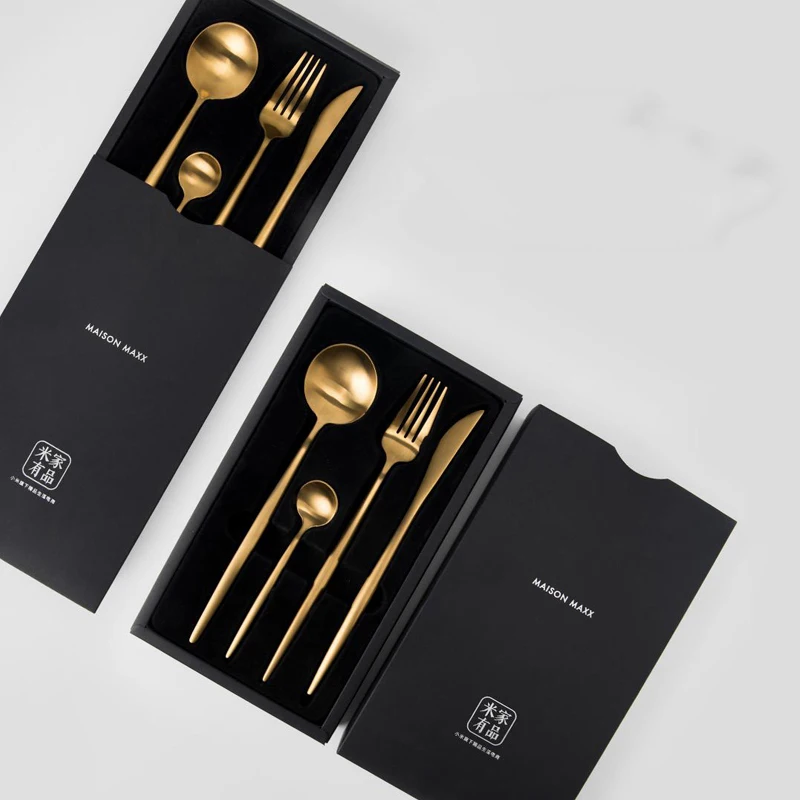 Xiaomi нержавеющая сталь вилка нож ложка посуда набор столовых приборов S чай k нож вилка для фруктов и десертов чайная ложка кухонная посуда