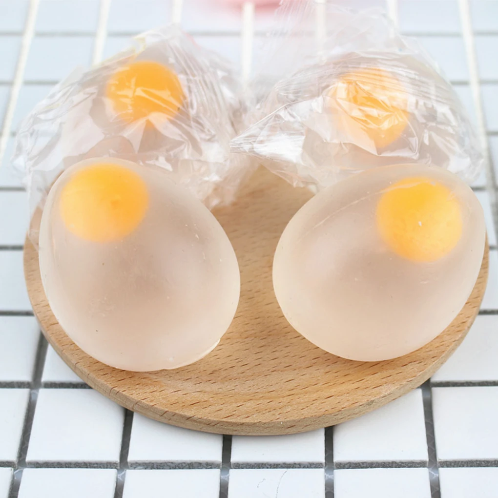

Soft Venting Egg Squeezing Ball Stress Relief Toys Squeeze Ball Egg Yolk Water Toy Xmas Gift