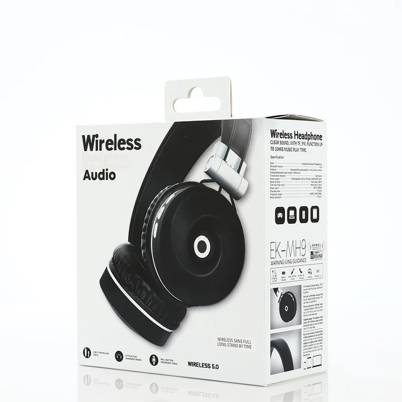 Беспроводные складные игровые стереонаушники MH9 Bluetooth 2021 для телефона/компьютера