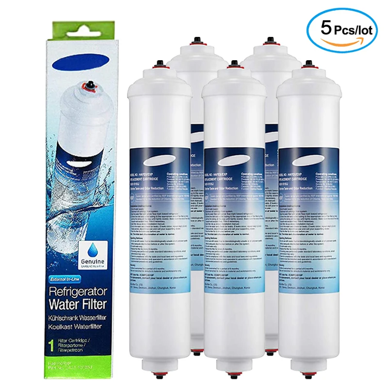 Replace Samsung DA29-10105J HAFEX/EXP LG 5231JA2010B refrigerator water purifier 5 packs