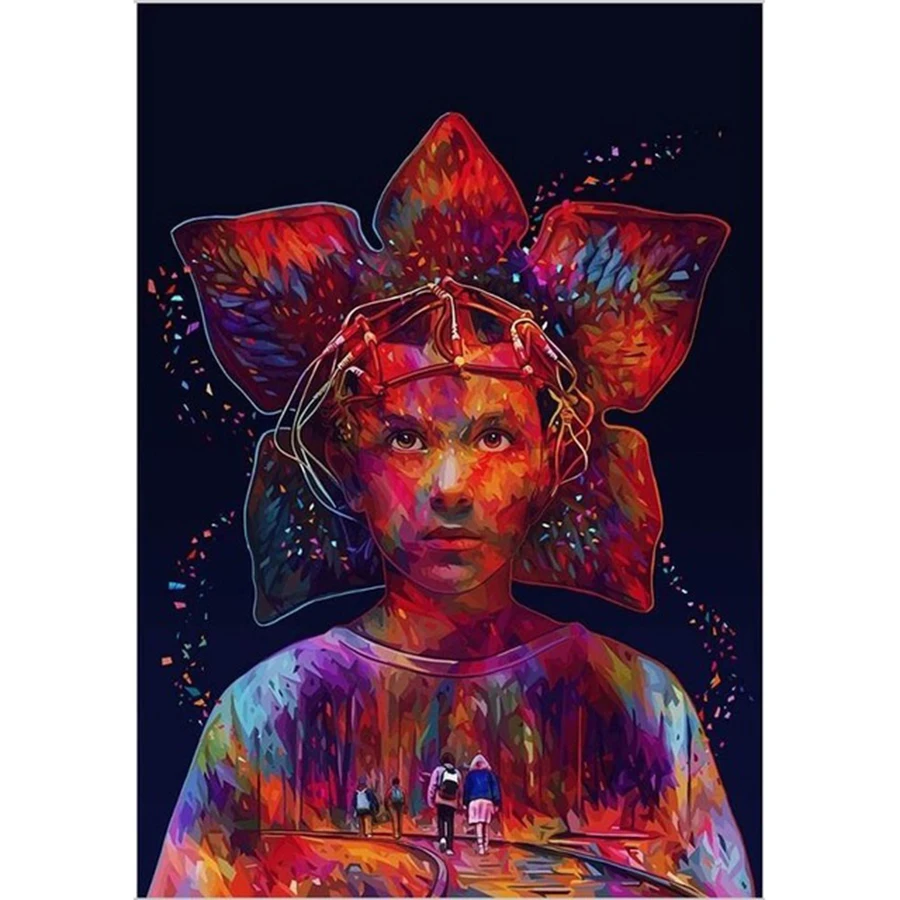 Алмазная 5d картина сделай сам сезона очень странные дела 3D вышивка мозаика