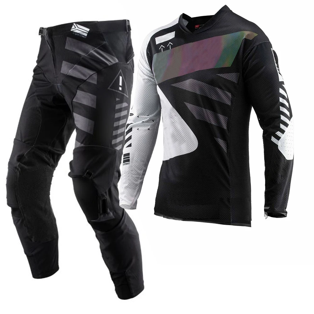

NEW 2021 LEAT 5.5 Off Road Protective racing suit Motocross Flexair Gear Set MX ATV Dirt Bike Jersey Pants Combination motorbike