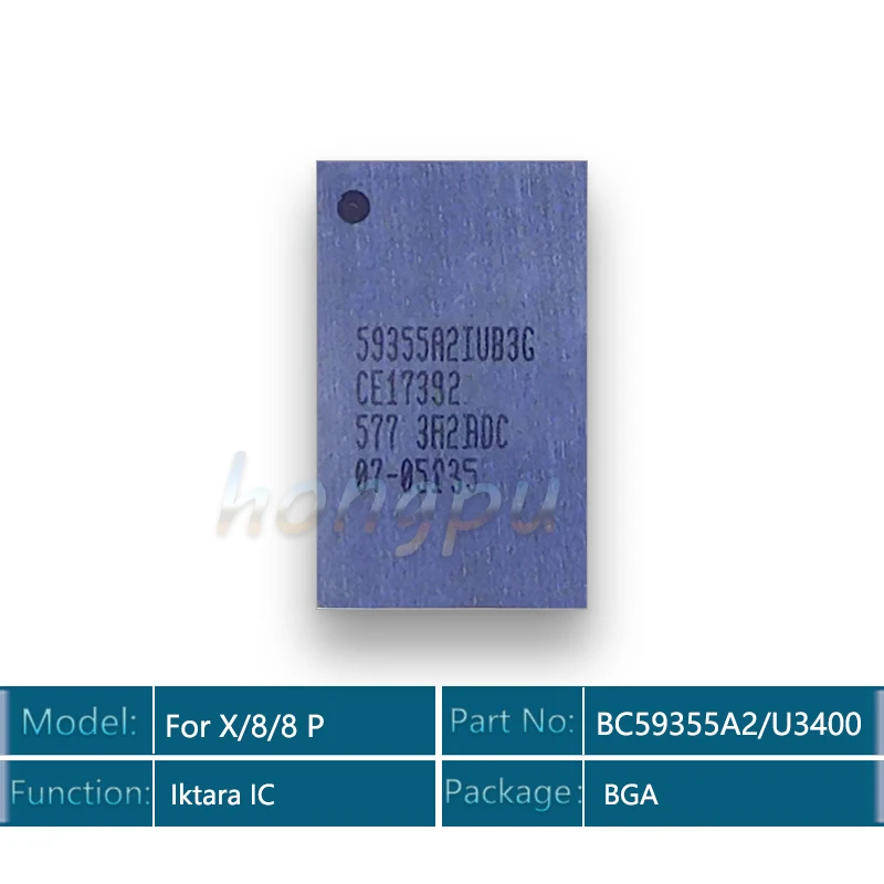 5 шт./лот U3400 BCM59355A2IUB3G для iphone X/8/8plus 59355A2IUB3G ikтара микросхема беспроводной зарядки|lot