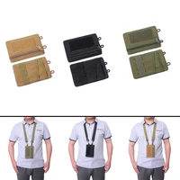 outdoor wallet pouch w shoulder strap military key pouch card coin mini wallet shoulder strap bag for camping hiking hunting