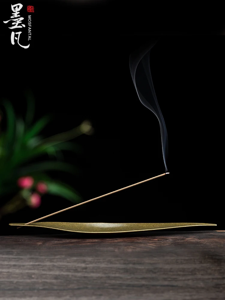 Stand Brass Incense Burner Bronze Metal Base Home Smell Room Fragrance Aromatic Diffuser Cheiro Para Casa Decor KK60XL | Дом и сад