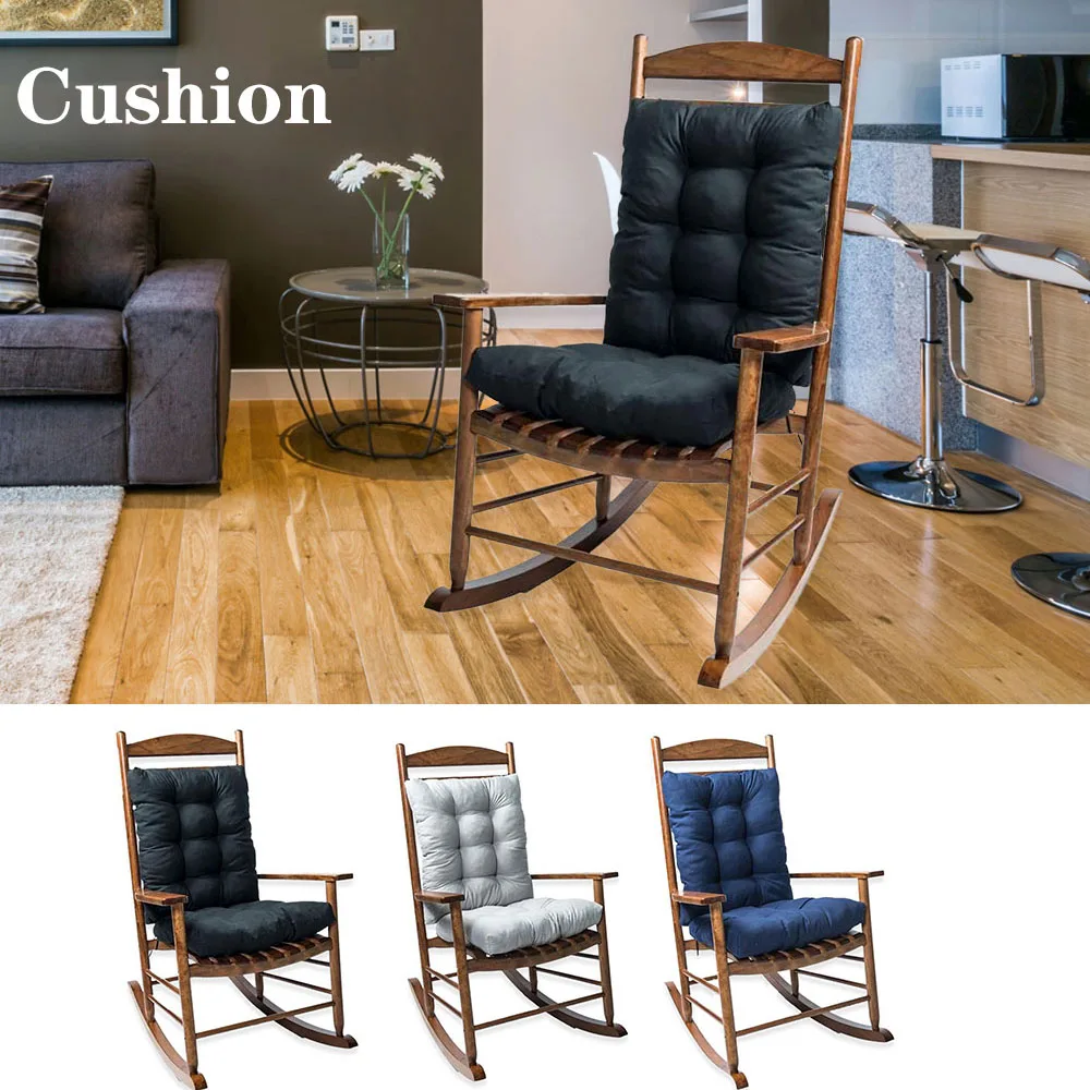 

Recliner Soft Back Cushion Foldable Rocking Chair Cushions Lounger Bench Cushion Garden Long Chair Couch Cushion Pads