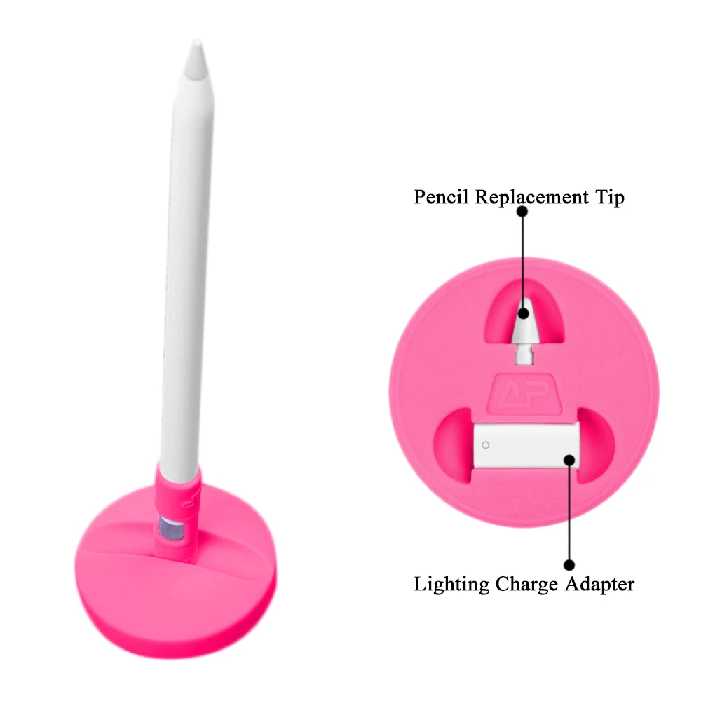 Силиконовый чехол подставка для защиты от потери iPad Pro Apple Pencil IPencil Stylus Pen|Стилусы