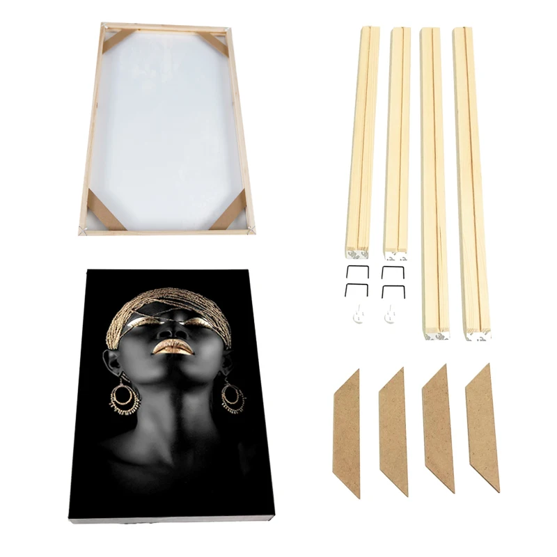 Рамка из натурального дерева для холста картина маслом большой размер на заказ