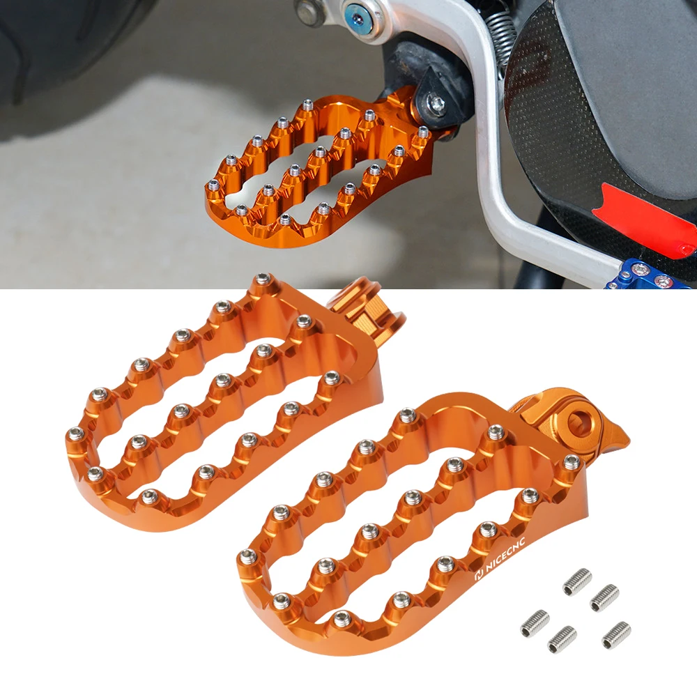 NiceCNC For KTM 390 Adventure Foot Pegs Footrest Motorcycle CNC Aluminum 390 Adventure 390 ADV 2020-2022 2021