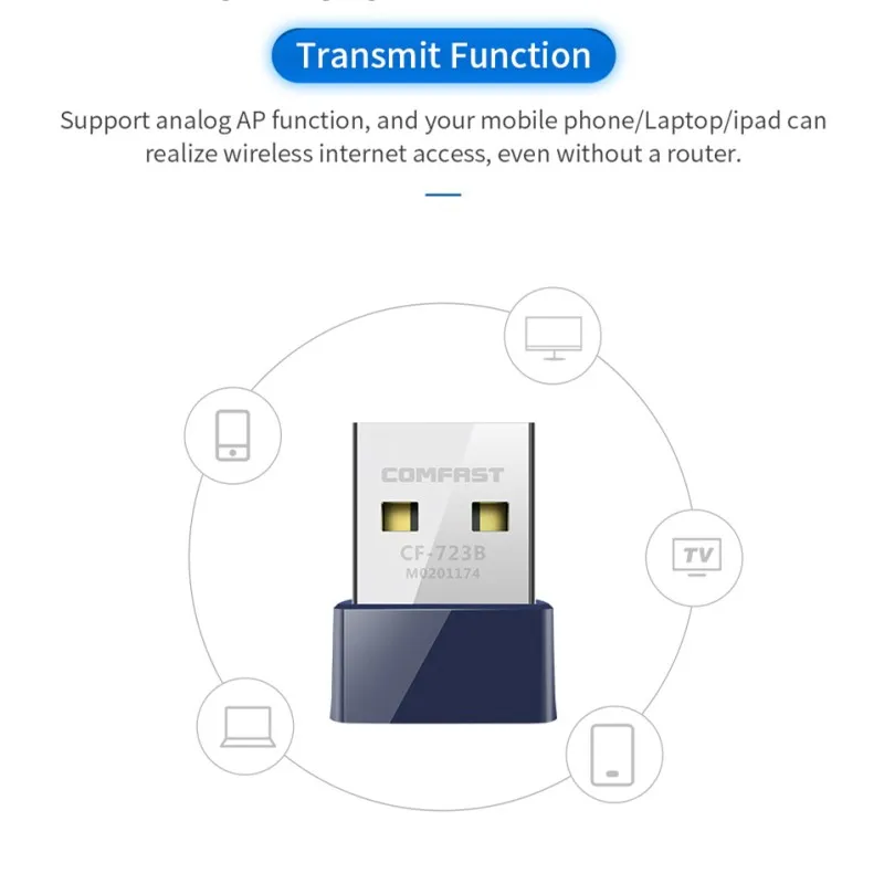 Новости Comfast 802.11b/g/n USB WiFi адаптер 150 м Мини ПК сетевая карта антенна Wi Fi bluetooth 4 0 2 4G