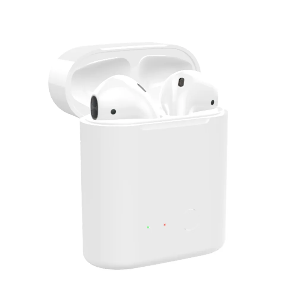 Чехол для беспроводного зарядного устройства Qi Bluetooth 450 мАч сменный футляр Airpods 1/2