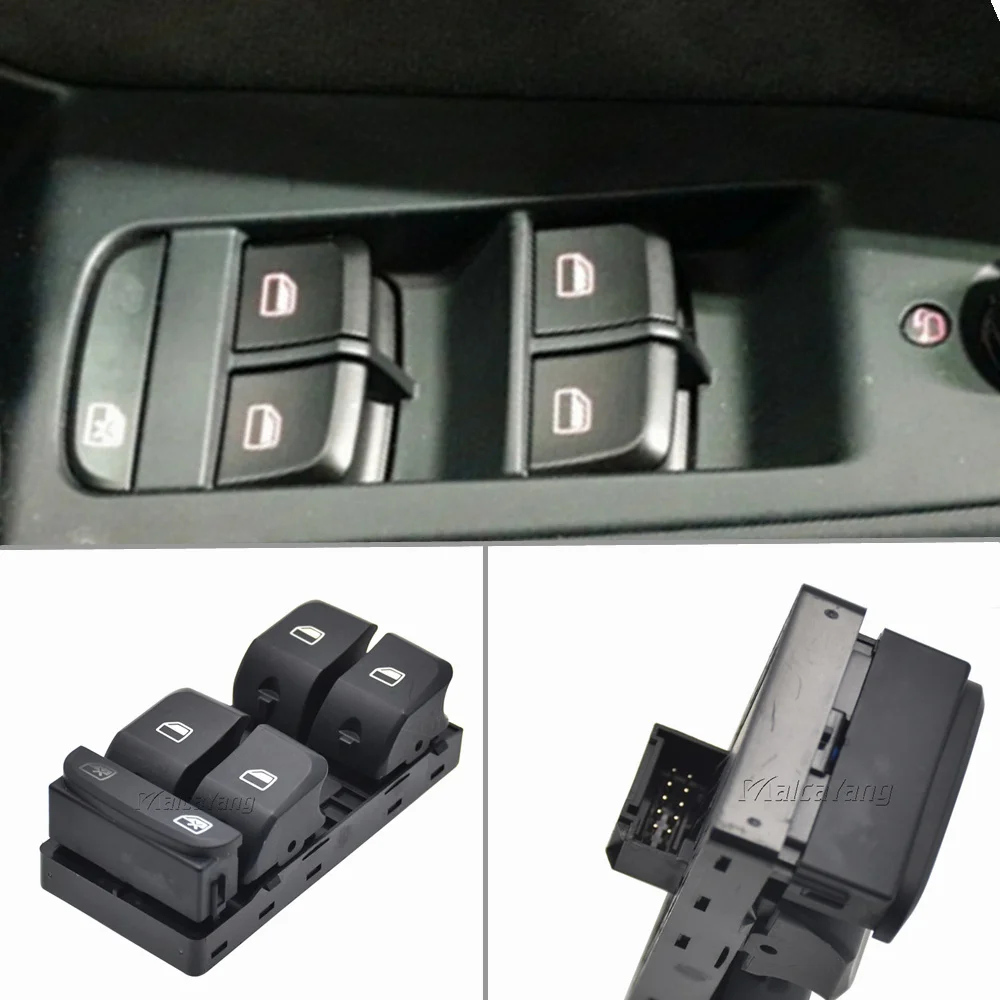 

New 1PCS Window Control Switch Panel Buttons A4 B8 A5 Q5 2007-2012 8K0 959 851 D 8K0959851D
