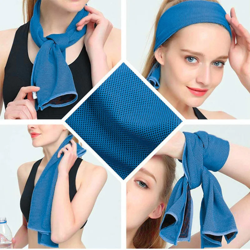 На открытом воздухе мгновенное охлаждение Полотенца ледяное бег трусцой