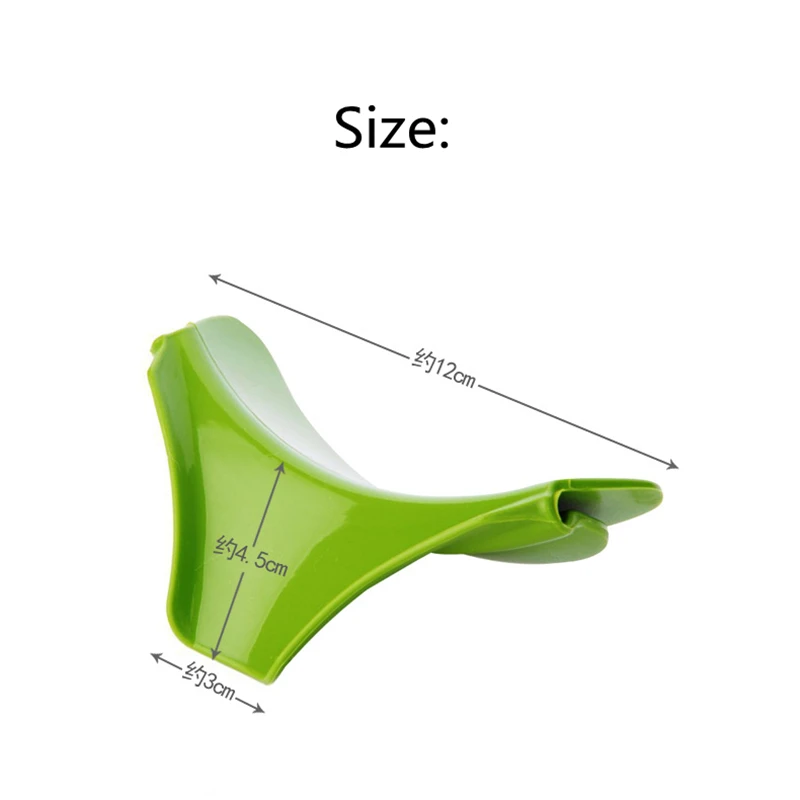 2PCS New Creative Silicone Anti-Spill Kitchen Pots Cookware Edge Diversion Nozzle Pour Soup Spout For Liquid Funnel Utility Tool |