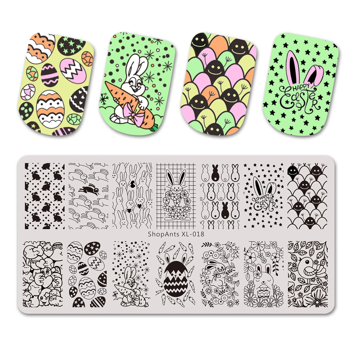 Трафареты из нержавеющей стали для маникюра 6 х12 см|Шаблоны дизайна ногтей| |