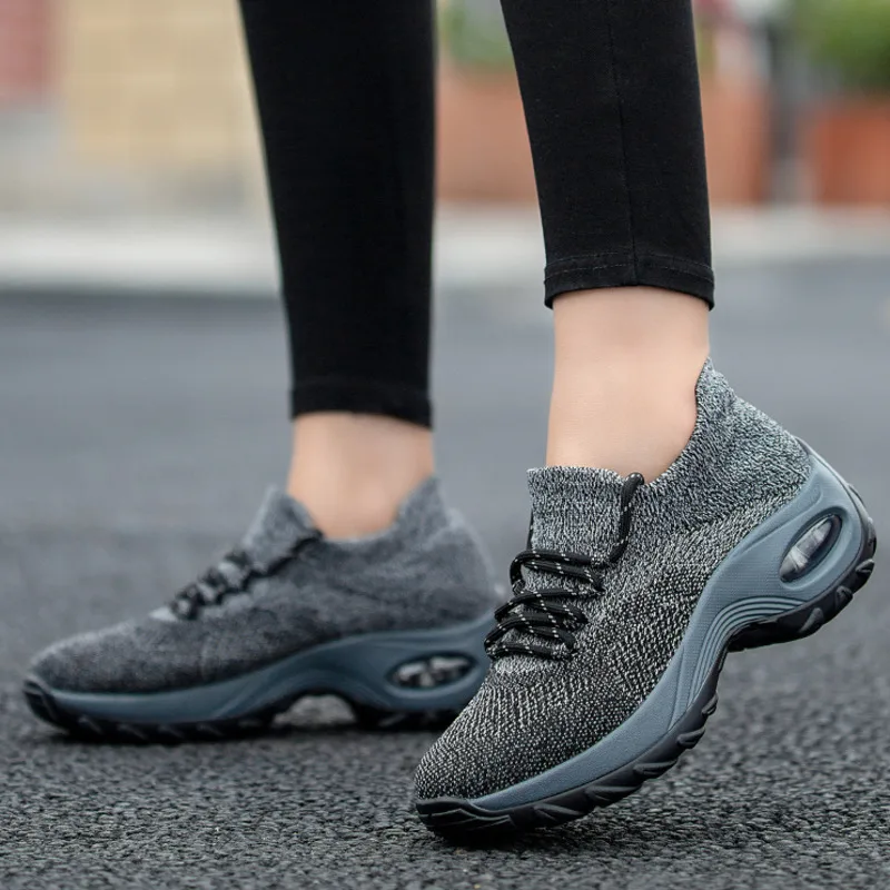 Tenis feminino/Осенняя женская обувь для тенниса новые дышащие кроссовки на платформе