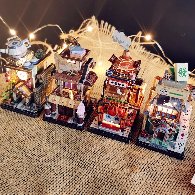 Лидер продаж 3D головоломка в металлическом сборе модель китайском стиле