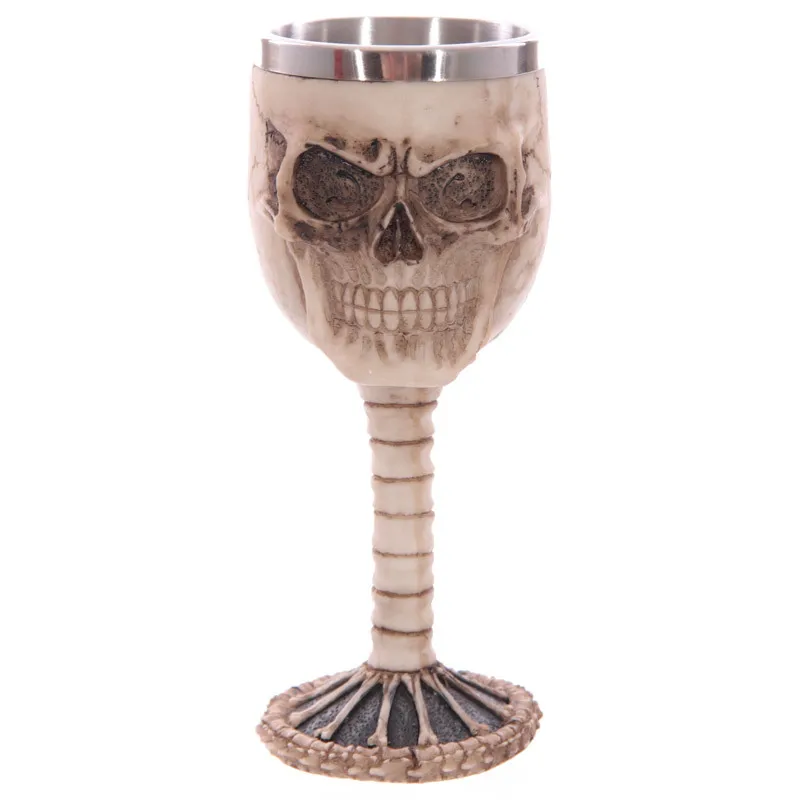 Omife Creative Skull Mug Game Of Thrones 3D Beer Cups Viking Anime Wine Tumbler Cartoon Coffee Cup Halloween Mugs Gift Drinkware - Цвет: Big Skull