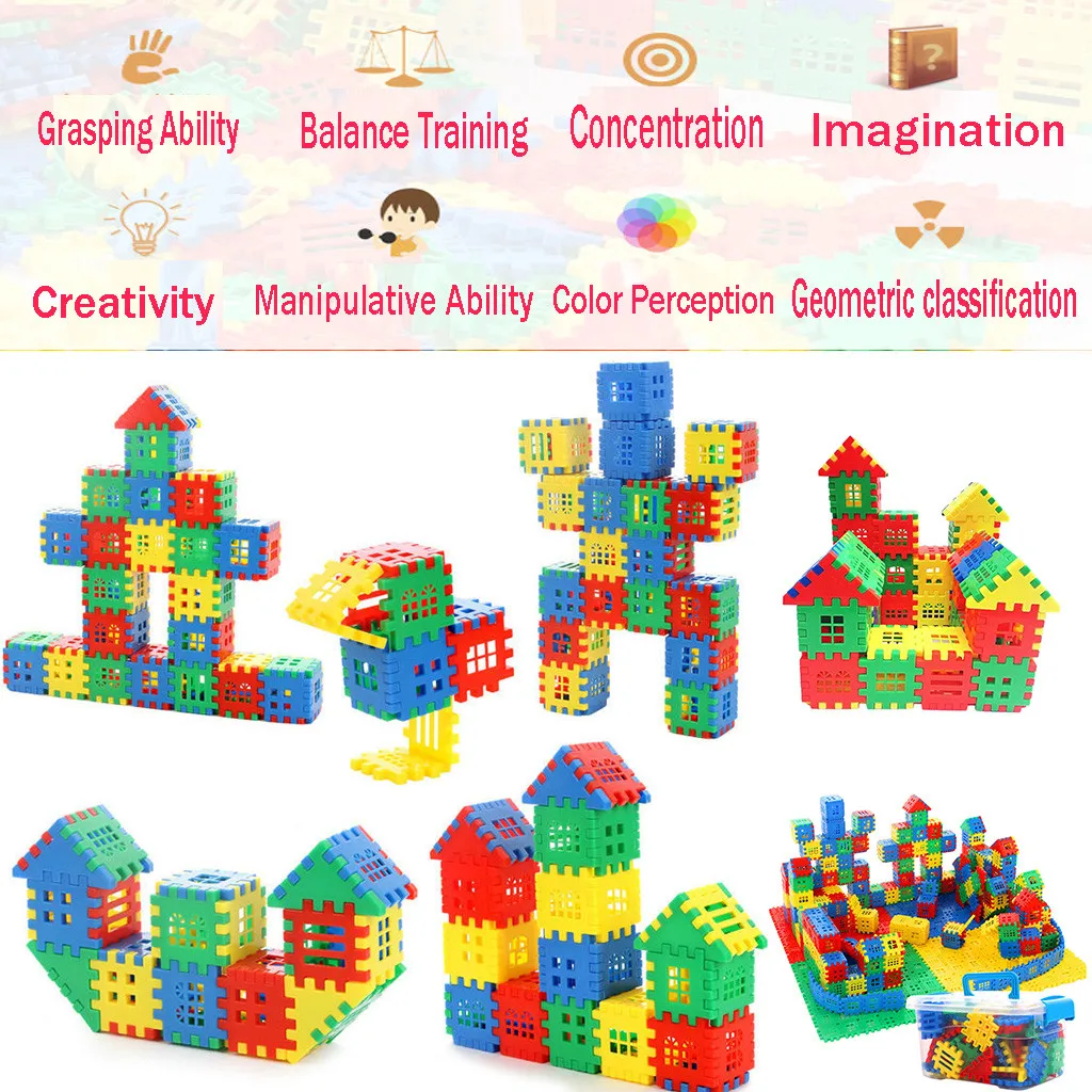 

50/100/160 шт., детские пластиковые головоломки