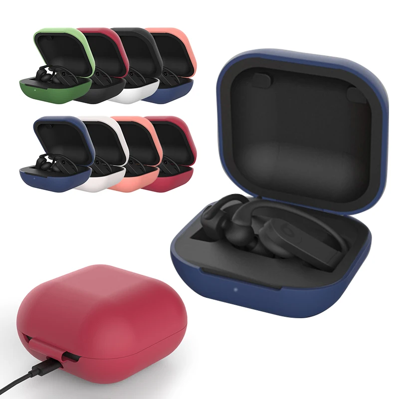 Силиконовые Защитный чехол с полным покрытием для Beats Powerbeats Pro Спортивные Bluetooth