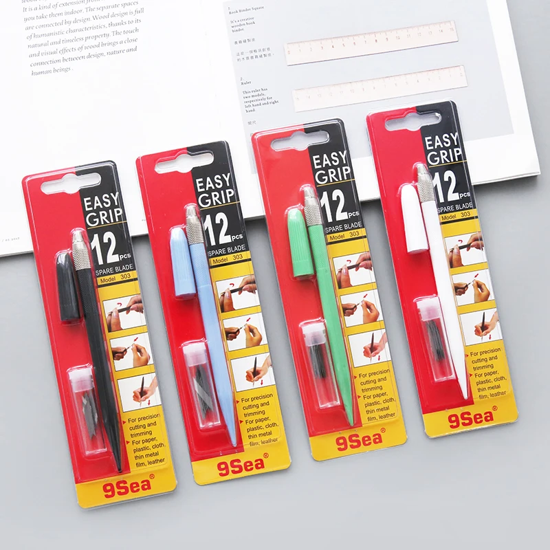 Стальной нож для хобби с 12 запасными лезвиями гравировальная ручка резьбовые