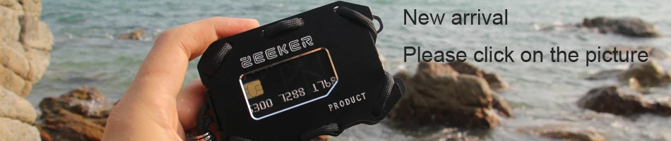 ZEEKER дизайн Алюминиевый металлический RFID блокирующий кредитный держатель для карт из натуральной кожи минималистичный бумажник для карт для мужчин