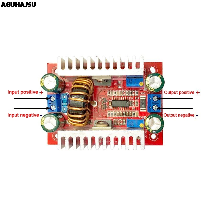 DC 400W 15A Step-up Boost Converter Constant Current Power Supply LED Driver 8.5-50V to 10-60V Voltage Charger Step Up Module |