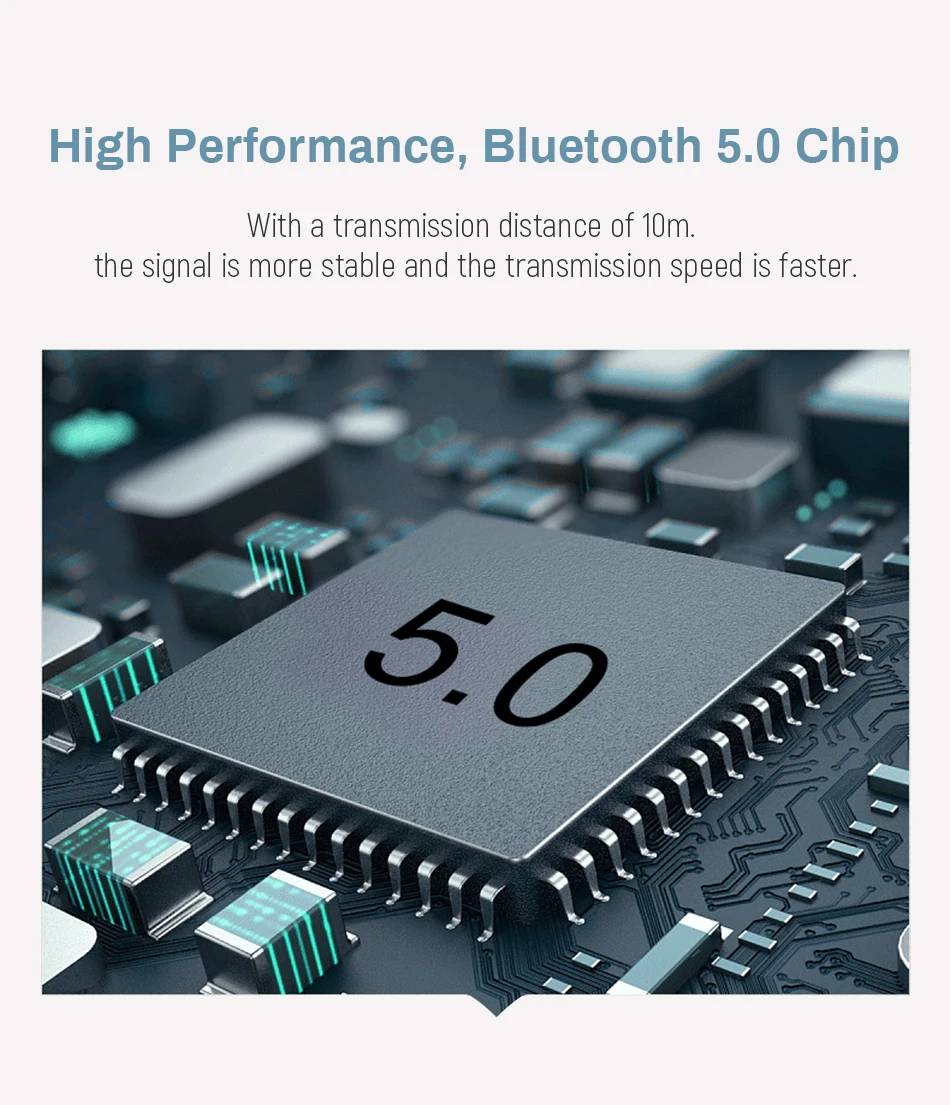 Bluetooth наушники 5 0 Беспроводные спортивные вкладыши стереонаушники со встроенным