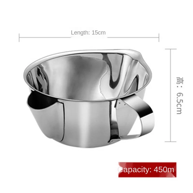 

304 Stainless Steel Separator Oil Filter Kitchen Oil Soup Oil Separator Household Oil-Removing Soup Pot Oil-Proof Bowl Quality