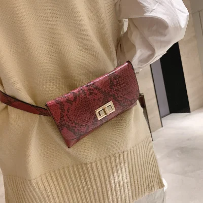 2019 Новая мода в эксцентричном ретростиле со змеиным рисунком из искусственной