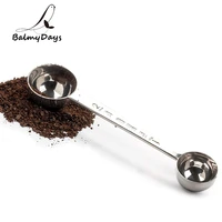 1pc stainless steel coffee scoop tea coffee measuring spoon double end sugar coffee spoon tablespoon kitchen coffee accessories