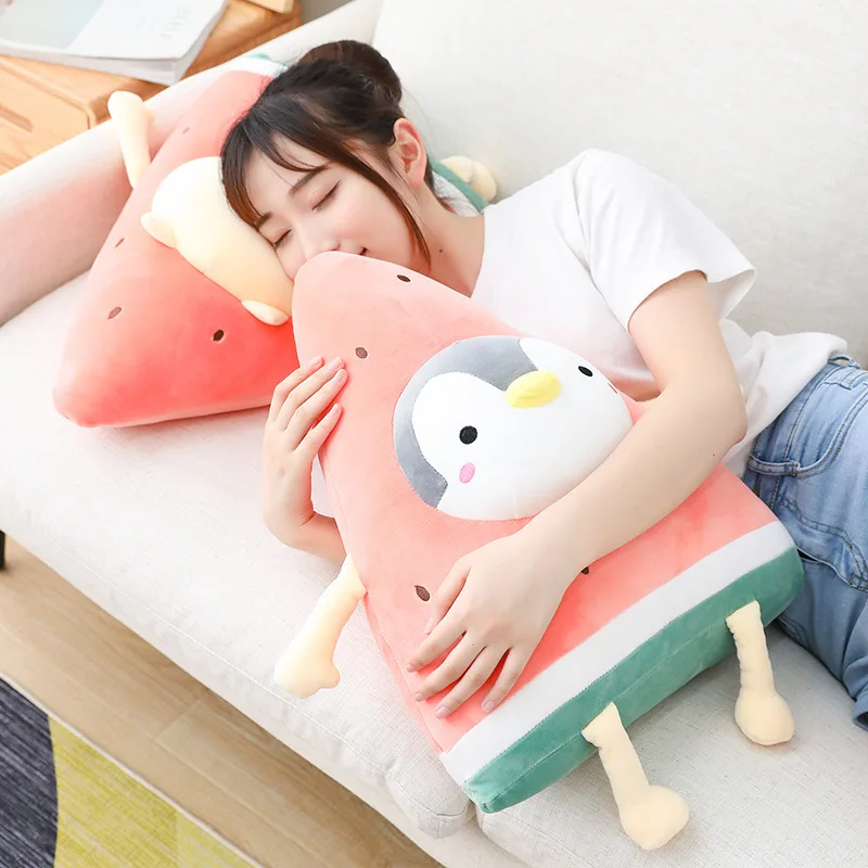 Милый пингвин кролик динозавр собака Свинья медведь диванная подушка креативная