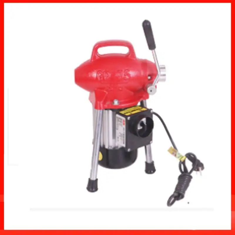 

GQ-75 Electric Pipe Dredging Machine 220v / 390w Low Water Pipeline Fluster Toilet Blockage Dredge Cleaning Machine