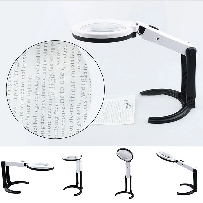 Складные настольные инструменты лупы многофункциональная лупа для пайки ремонт