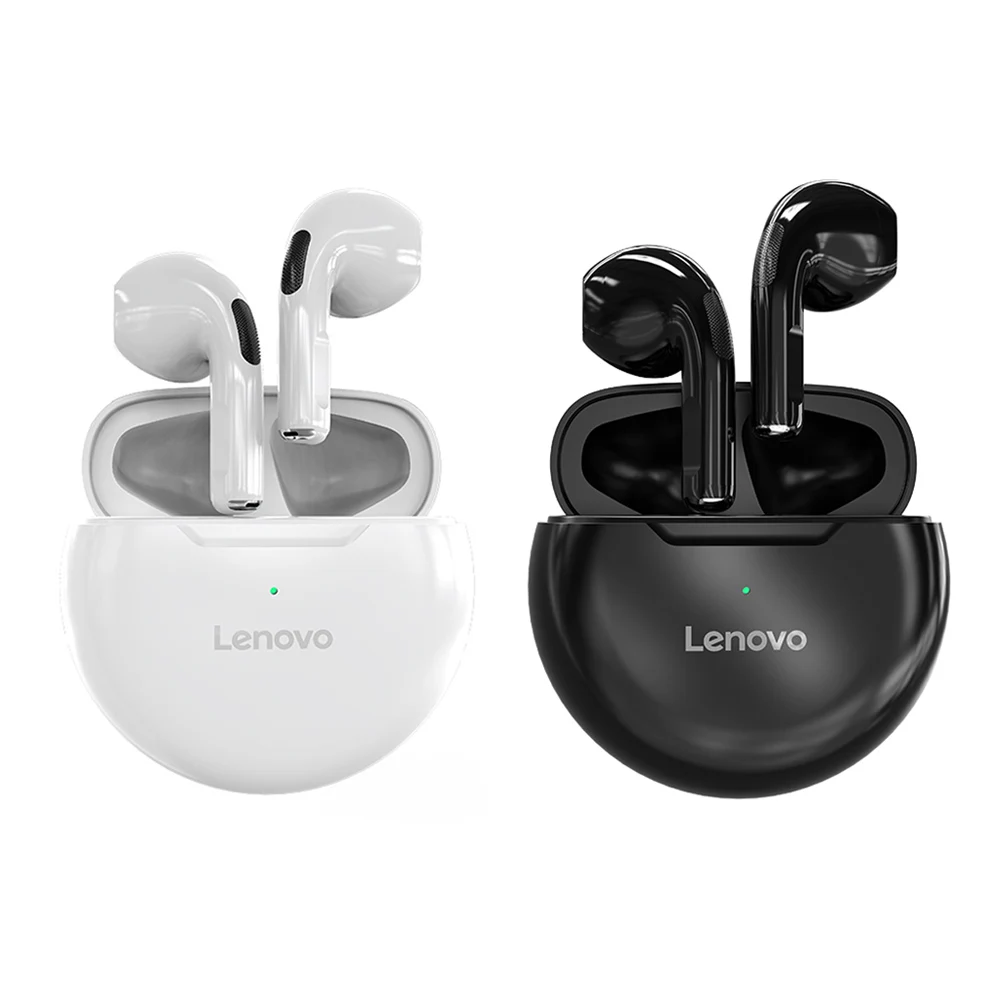 

TWS-стереонаушники Lenovo HT38 с микрофоном и зарядным футляром