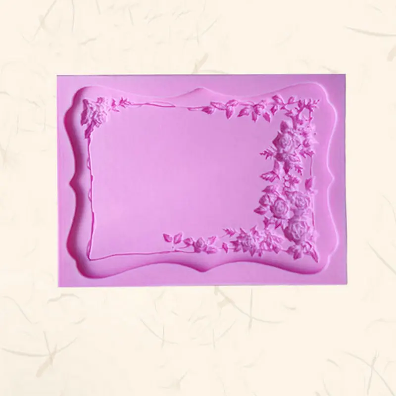 DIY Fondant Silicone Mould Photo Frame Picture Cake Chocolate | Дом и сад