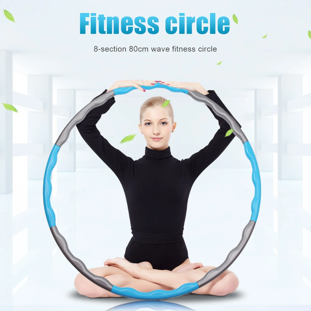 

Sport Hoops Fitness Hoop Yoga Waist Exercise Slimming Hoop Fitness Circle Gym Equipment Home Training Exercise Hula Circle