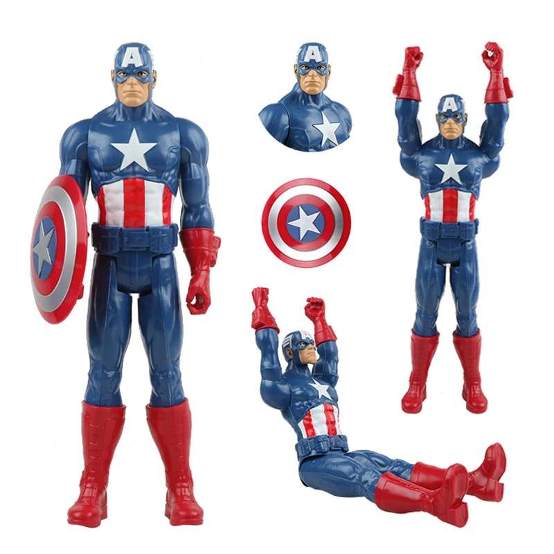 30 см Marvel Avengers эндшпиль Железный человек танос паук Халк Капитан Америка Тор