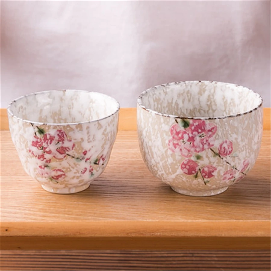 Винтажная керамическая чайная чашка с глазурью цветком креативные товары для