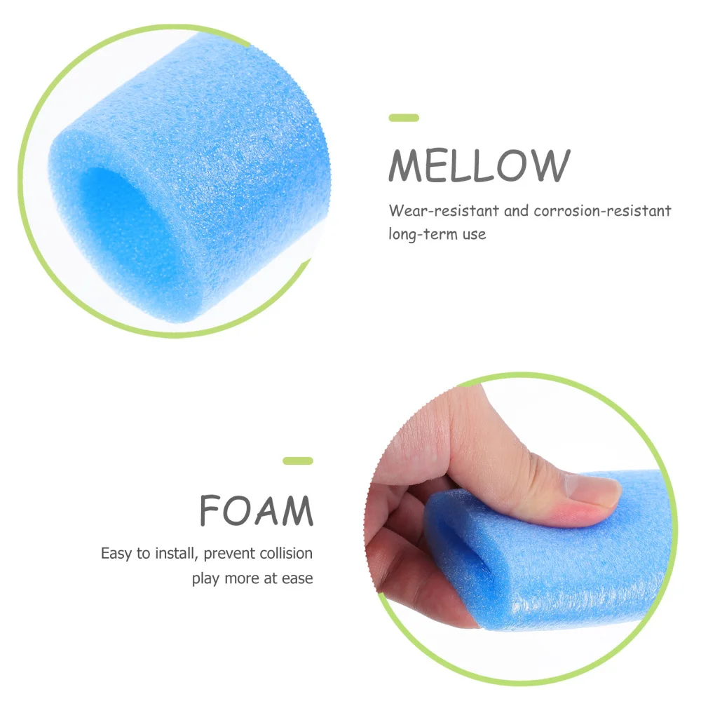 

6pcs Trampoline Sponge Foams Tubes Anti-Collision Protection Empty Round Tube