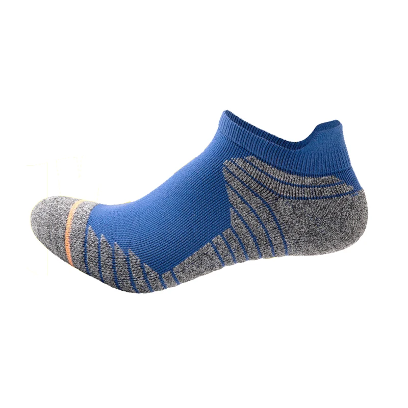 

2021 New Men Running Sport Socks Cotton Compression Cycling Socks Elite Running Basketball Bike Socks Low Cut Run Sock