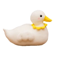 1pc 38cm hot big white duck pillow plush toy cute sleeping cushion high quality stuffed doll funny sweet gift for friends kids