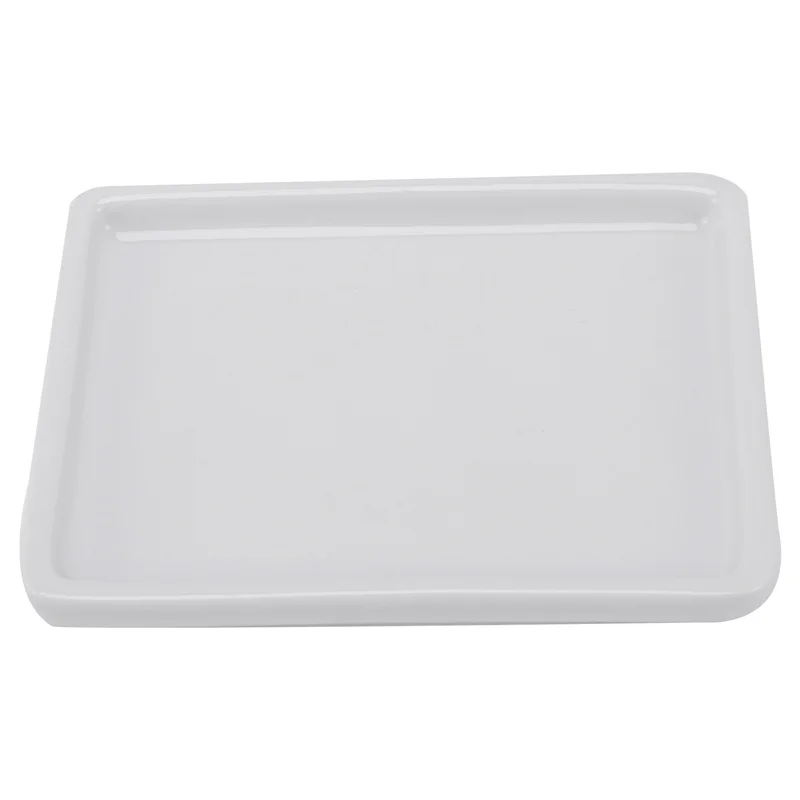 Jabonera de cer&aacute;mica, soporte para jab&oacute;n de ducha de acero inoxidable de doble capa con rejilla de drenaje y soporte para ba&ntilde;o, ba&ntilde;era y Kitc-5